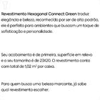 Revestimento Cerâmico Hexagonal 22,8x22,8cm Caixa 1,02m² Cera