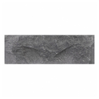 Revestimento Cimentício Rockface Chumbo Fosco 10x29cm Artesano