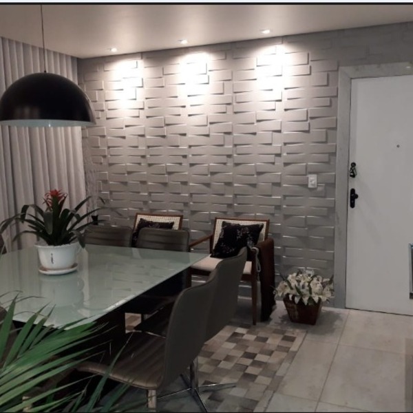 Revestimento De Parede 3d-placas Pvc  Alevante  Cx 34 Unidades