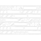 Revestimento de Parede Borda Reta Acetinado Bisa Blanc 43,7x63,1cm Ceusa