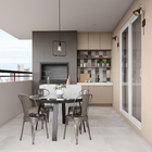 Revestimento de Parede Acetinado Borda Reta 45x90cm Munari Shadow Mix Eliane