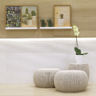 Revestimento de Parede Borda Reta Acetinado Horizon White 30x90cm Portobello