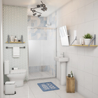 Revestimento de Parede Borda Reta Acetinado Look Blue Decor 30x90,2cm  Eliane