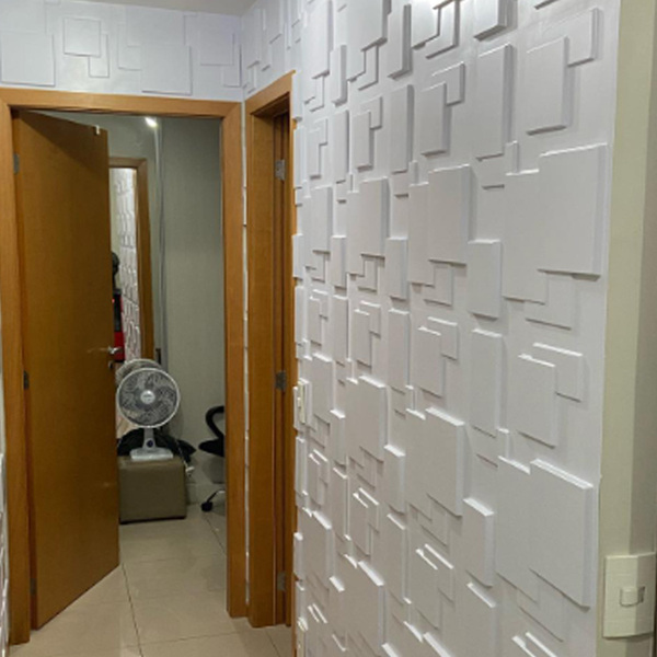 Revestimento De Parede Alto Relevo Placa Cadre 1 Unidade