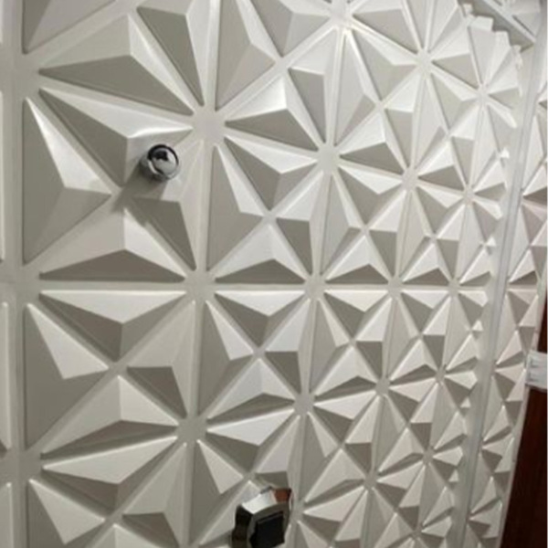 Revestimento De Parede Alto Relevo Placa Decorativa Bruxelas