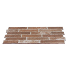 Revestimento para Parede Acetinado Borda Arredondada Connect Brick Red C54010 34x58cm Embramaco