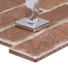 Revestimento para Parede Acetinado Borda Arredondada Connect Brick Red C54010 34x58cm Embramaco