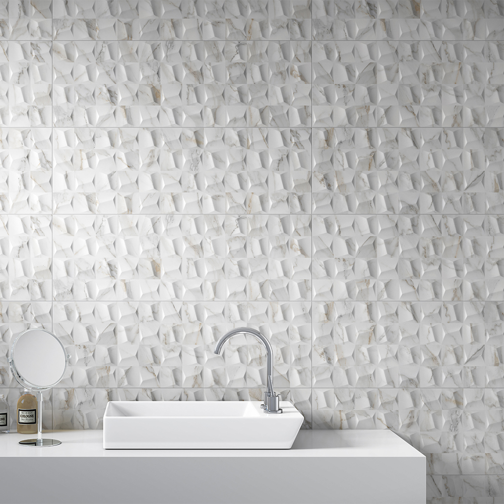 Revestimento para Parede Interna Brilhante Borda Reta