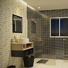 Revestimento de Parede Borda Reta Brilhante Dahin Setta 33,8x64,3cm Ceusa