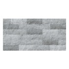 Revestimento de Parede Externo Pedra Granilhado 0,56x113cm Borda Reta Rock Face Pompeia Savane
