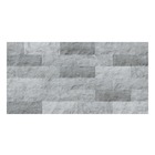 Revestimento de Parede Externo Pedra Granilhado 0,56x113cm Borda Reta Rock Face Pompeia Savane