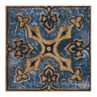 Revestimento de Parede Interno e Externo Decorado Brilhante 15,2x15,2cm Borda Arredondada Spanich PD15/6633 Gabriella