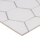 Revestimento de Parede Interno Monocolor Acetinado 17,4x17,4cm Borda Arredondada Love Branco Portinari