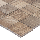 Revestimento de Parede Interno Amadeirado Acetinado 30x30cm Borda Reta Basket Arca Tropical Portobello