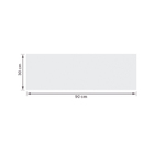 Revestimento de Parede Interno Monocolor Acetinado 30x90cm Borda Reta Cetim Bianco Portobello