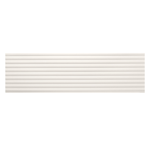 Revestimento de Parede Interno Monocolor Acetinado 30x90cm Borda Reta Decor Branco Portobello