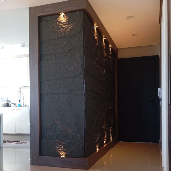 Revestimento De Parede Pedra Leve Decorativa 3d 120cm X 60cm