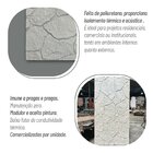 Revestimento De Parede Pedra Leve Decorativa Moledo 120cm X 6