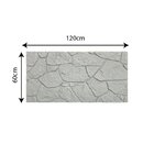 Revestimento De Parede Pedra Leve Decorativa Moledo 120cm X 6