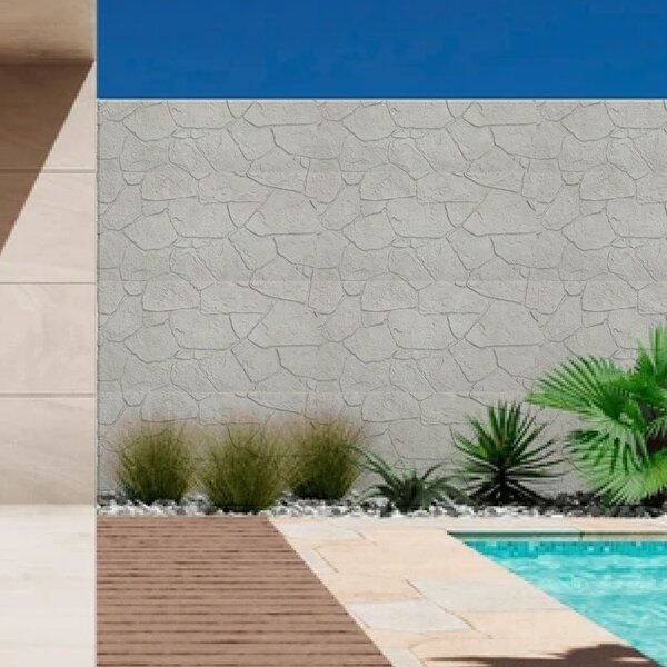 Revestimento De Parede Pedra Leve Decorativa Moledo 120cm X 6