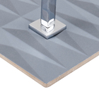 Revestimento para Parede Acetinado Borda Reta Rubik Azul 2980 43,2x91cm Ceusa