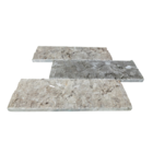 Revestimento de Pedra Natural TP20M Retificado Cinza Médio 10x30cm Glass Mosaic