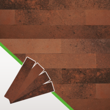 Revestimento De Tijolinho Pedra Flexível Placa Autocolante Li