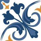 Revestimento Decorativo Português 9 Peças 15,4x15,4cm Coimbra Imper Sofistiq