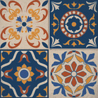 Revestimento Decorativo Português 9 Peças 15,4x15,4cm Evora Imper Sofistiq