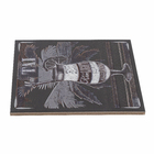 Revestimento Decorativo ATS Cock Preto 20X20cm Artens