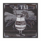 Revestimento Decorativo ATS Cock Preto 20X20cm Artens