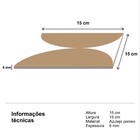 Revestimento Decorativo Cerâmica Geo Col 15,4x15,4cm Sofistiq