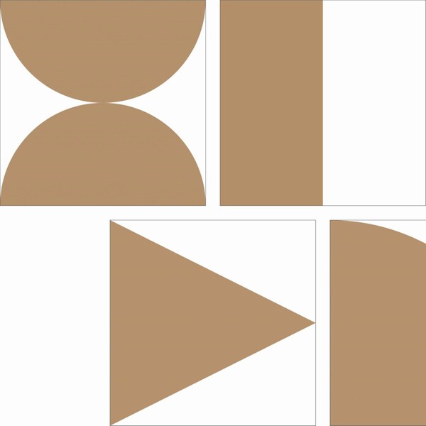 Revestimento Decorativo Cerâmica Geo Col 15,4x15,4cm Sofistiq