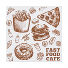 Revestimento Decorativo Cerâmica Food White 20,3x20,3cm Artens