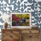 Revestimento Decorativo Geo Color Azul Imper 15,4x15,4cm Sofistiq