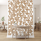 Revestimento Decorativo Geo Color Mostarda Imper 15,4x15,4cm Sofistq