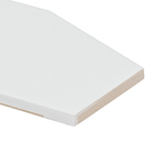 Revestimento Decorativo Hexagono 17,5x6,3cm Mate Branco Artens