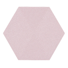 Revestimento Decorativo Love Hexa Rosa 17,5x17,5cm Portinari