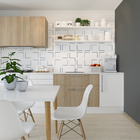 Revestimento Decorativo Novita GNT Azul 19,8x19,8cm Gabriella