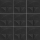 Revestimento Decorativo Quart Preto G20/620 20x20cm Artens