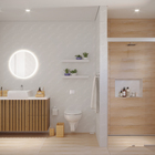 Revestimento Decorativo Space Move Branco 20x20cm Portinari