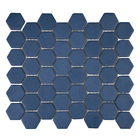 Revestimento Natural Ecologic Hexagon Navi Matte Borda Arredondada 4,2x4,8cm Van Gogh
