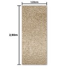 Revestimento Efeito Metálico Martelado Prata Interno 2 90m X