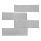 Revestimento Esmaltado Element Marmo Borda Arredondada 7,5x25cm Grupo Ceral