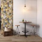 Revestimento Monocolor Branco Esmaltado Acetinado 30x90cm Diamante Eliane