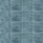 Revestimento Esmaltado Estela Borda Arredondada Azul 20x20cm Pierini