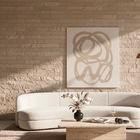 Revestimento Externo Texturizado Fosco 100x15cm Borda Reta Travertino Fendi Artesano
