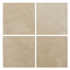 Revestimento Externo Monocolor Brilhante 15x15cm Borda Arredondada Giz Areia Gabriella