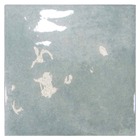 Revestimento Externo Monocolor Brilhante 15x15cm Borda Arredondada Giz Marine Gabriella