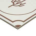 Revestimento Externo Decorado Granilhado 20,2x20,2cm Borda Arredondada Afago Mandacaru Terracota Artens